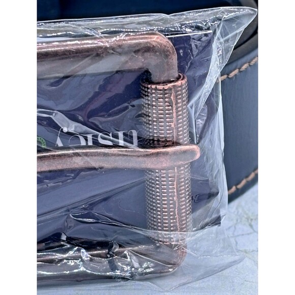 Paisley & Gray Genuine Leather Belt Navy Mens Size 34 5BT7511M Smooth New W/Tags - Picture 8 of 9